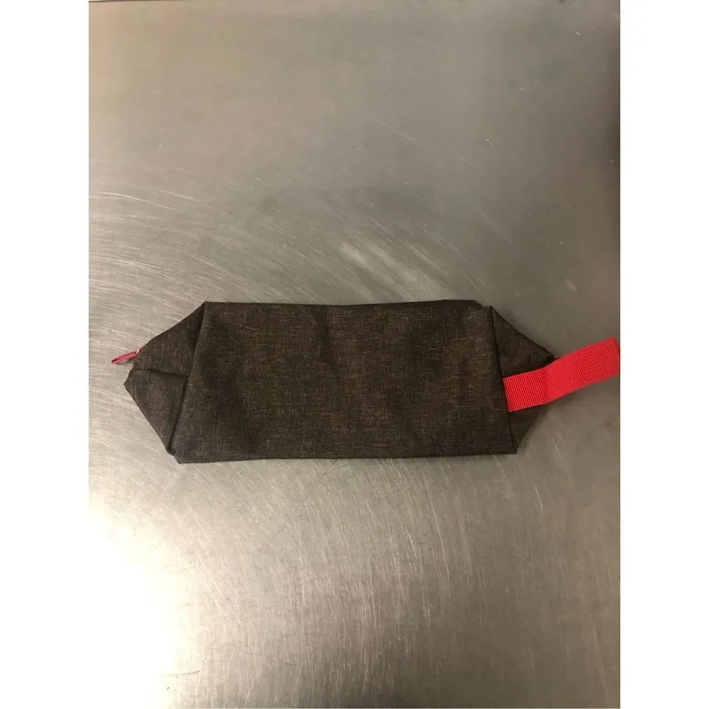 🌼5for$25🌼Every Man Jack Men’s Brown and Red Travel Luggage Zip Up Pouch